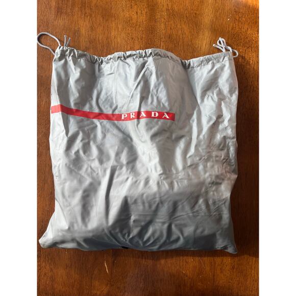 Authentic Prada Men's Size 9.5 Leather Low Trainers Brown w/Bag - Picture 6 of 14